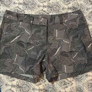 Nike Women's Shorts with Black and White Pattern